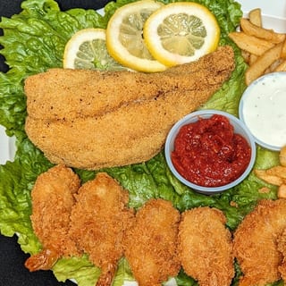Fish and Shrimp Combo
